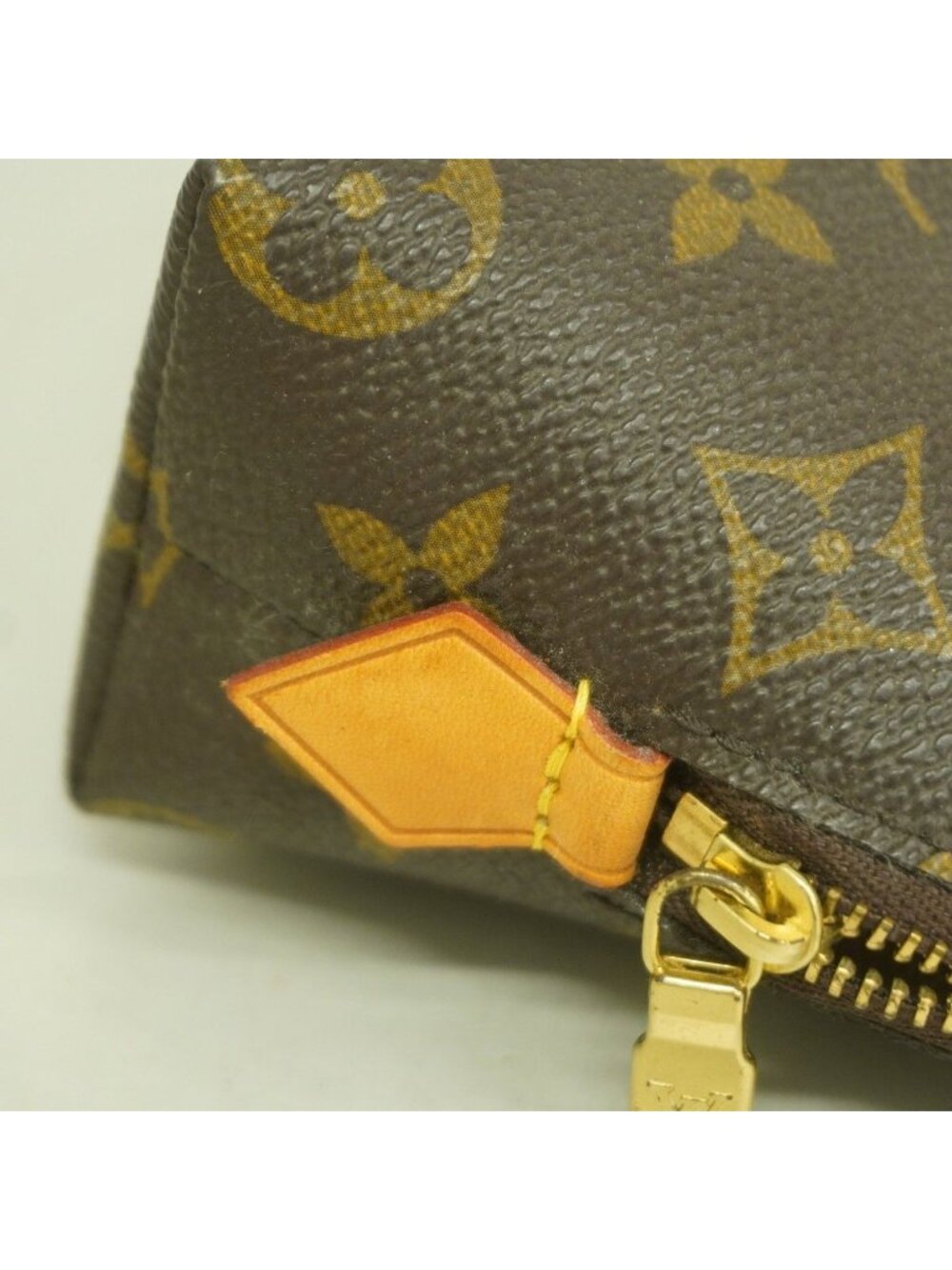 Louis Vuitton Pouch Monogram Pochette Cosmetic PM Brown - Picture 7 of 8